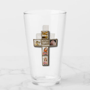 Verre Croix Rustique Bois Première Sainte Communion Phot