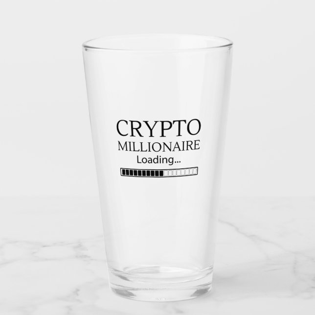 Verre Crypto Millionaire Chargement Veuillez patienter (Devant)
