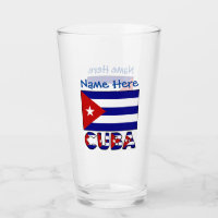 Cuba et bleu foncé Drapeau cubain Personnalisation