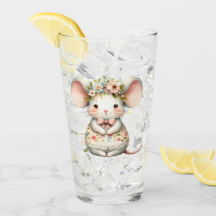 Verre Cuisine Florale Souris Couronne Fleur