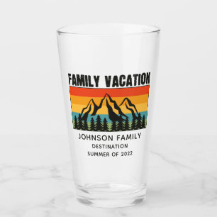 Verre Custom Family Vacation Mountains Randonnée Camping