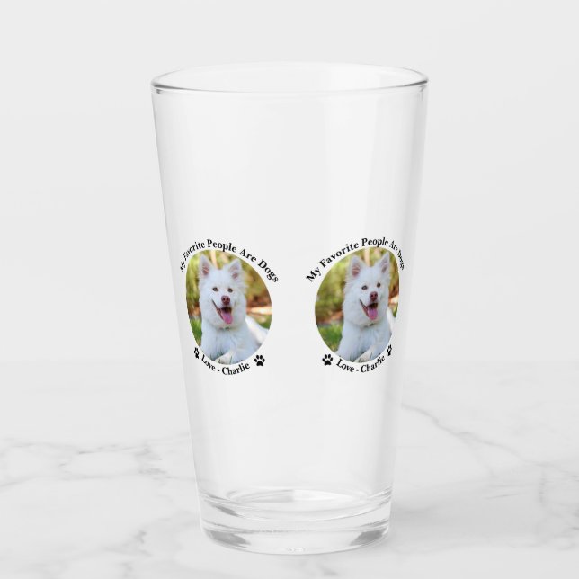 Verre Customisez votre propre photo personnalisée et nom (Devant)