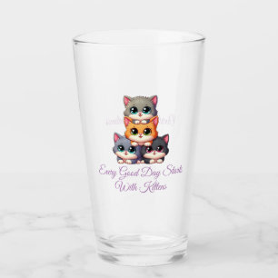 Verre Cute des chats