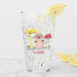 Verre Cute kawaii champignon champignon toadstool