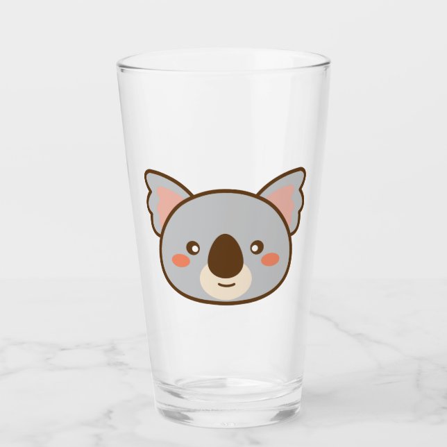 Verre Cute Kawaii Koala (Devant)