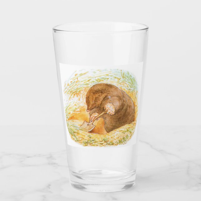 Verre Cute Mole (Animal Art for Kids) (Beatrix Potter) (Devant)