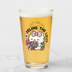 Verre Cute Valentine's Cat Design - Feline the Love