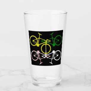 Verre Cyclisme Jaune Vert Blanc Polka-Dot Jerseys