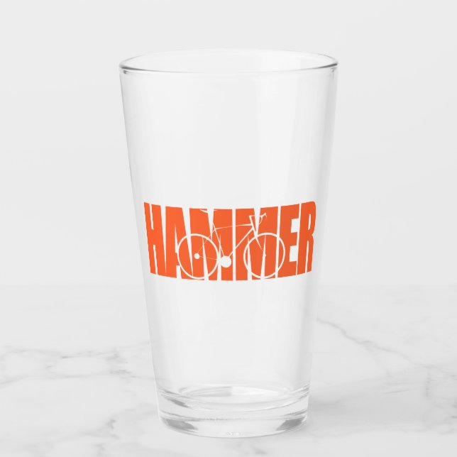 Verre Cyclisme marteau (Devant)