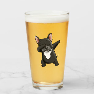 Verre Dabbing mignon Français Bulldog