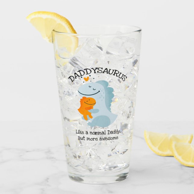 Verre Daddysaurus Comme Un Papa Normal, Mais Plus Étonna (Devant glace)