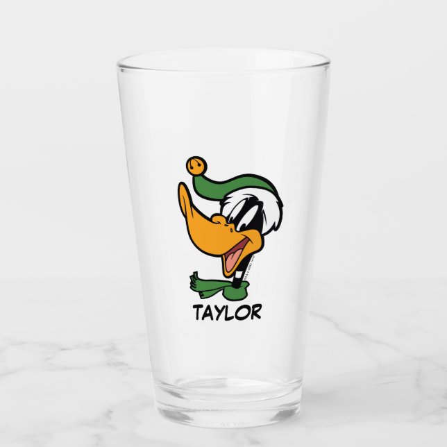 Verre DAFFY DUCK™ "Happy Holi-Daze" (Devant)
