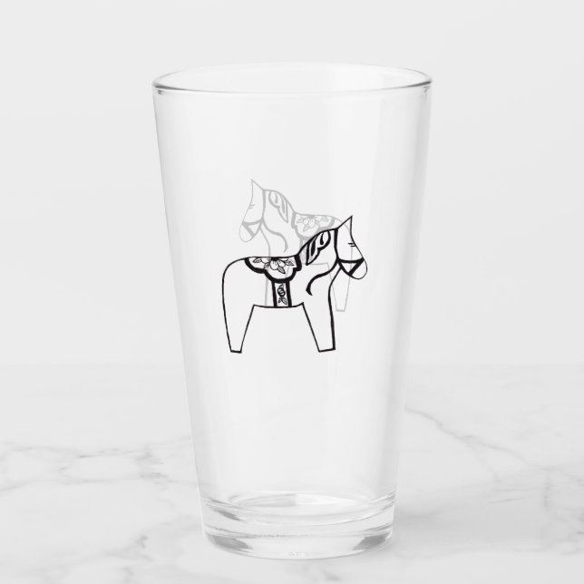 Verre Dala Horse (Devant)