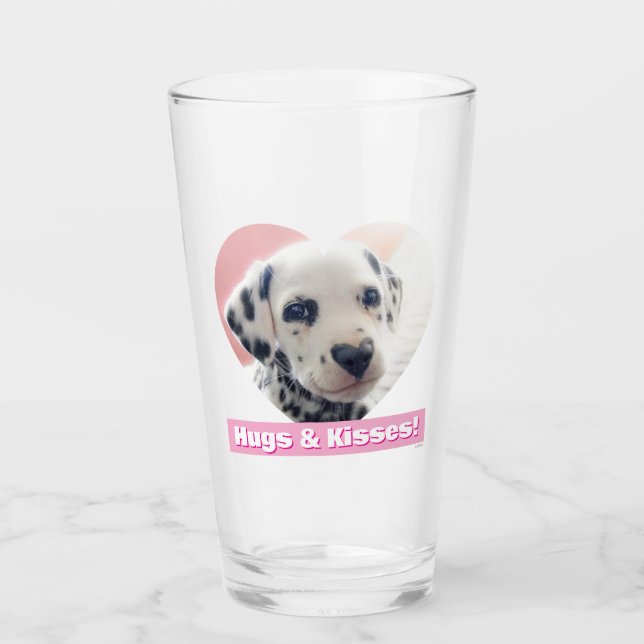 Verre Dalmatien Nez de Coeur (Devant)