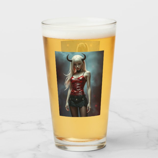 Verre Dame démoniaque (Dos (rempli))