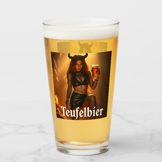 Verre Dame démoniaque (Devant (rempli))