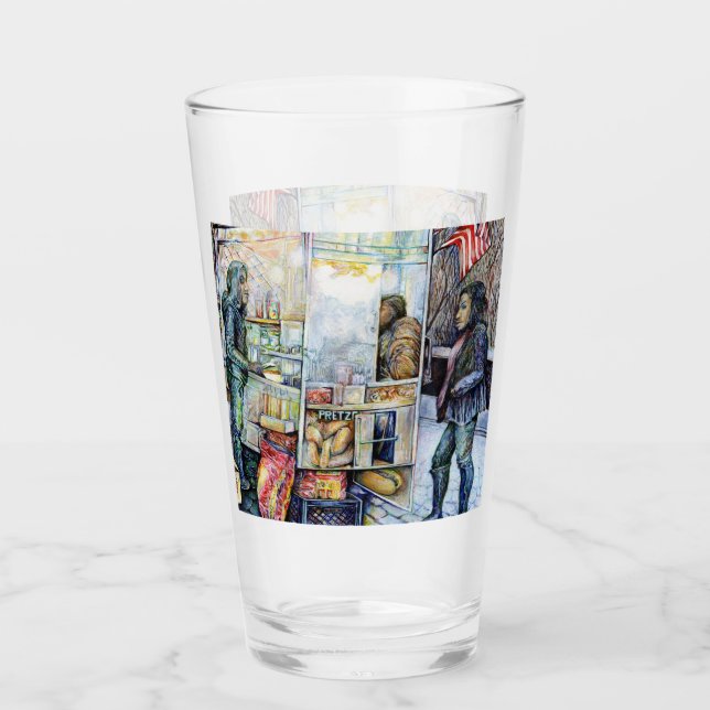 Verre Dans l'amour avec les problèmes, et dans les probl (Devant)