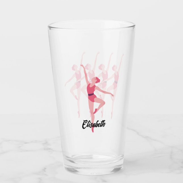 Verre Danse ballerine personnalisation (Devant)