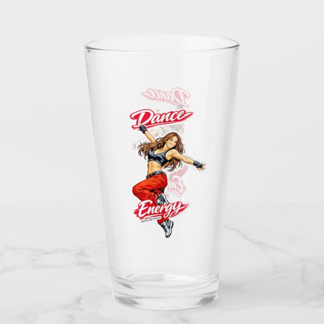 Verre Danse d'énergie et de liberté (Devant)