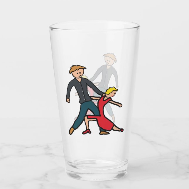 Verre Danse Salsa (Devant)
