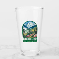 Darjeeling Inde Travel Art Emblem