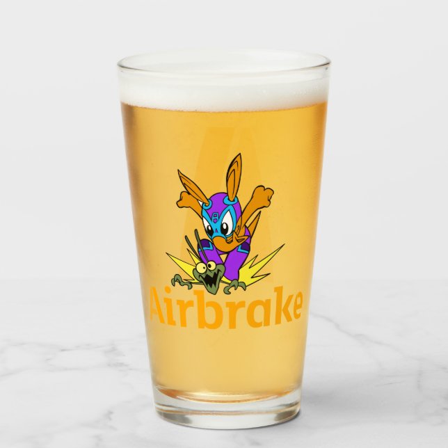 Verre de bière Airfrein (Devant (rempli))