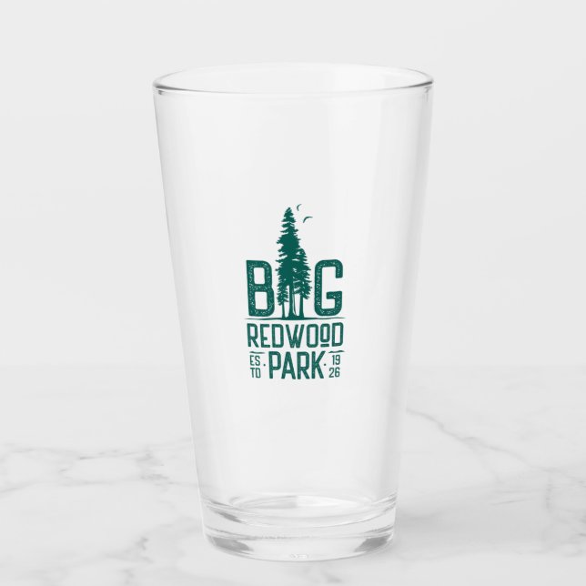 Verre de bière Big Redwood Park (Devant)