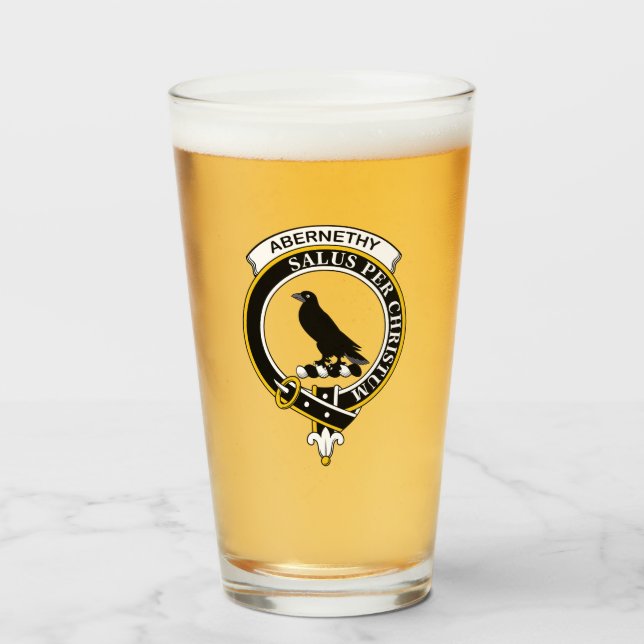 Verre de bière Clan Abernethy (Devant (rempli))