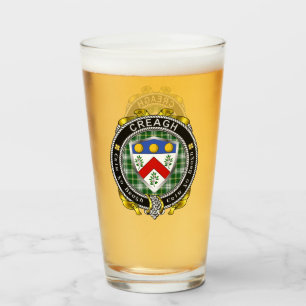 Verre de bière Creagh Irish Shield
