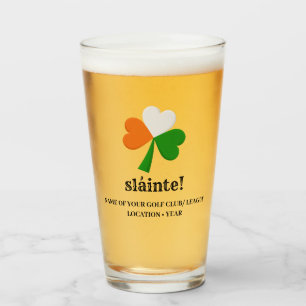 Verre de bière customisé de la Saint-Patrick