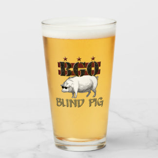 Verre de bière de cochon aveugle BGO