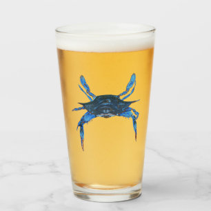Verre de bière de crabe bleu Paul McGehee