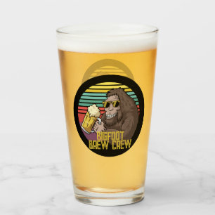 Verre de bière de l'équipage de brasse Bigfoot