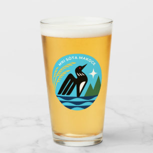 Verre de bière de phoque d'État du Minnesota