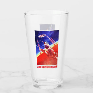 Verre de bière de propagande spatiale soviétique