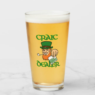 Verre de bière de revendeur Craic