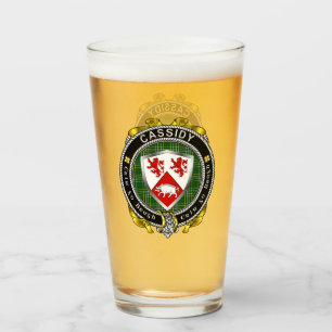 Verre de bière irlandaise Cassidy/O'Cassidy