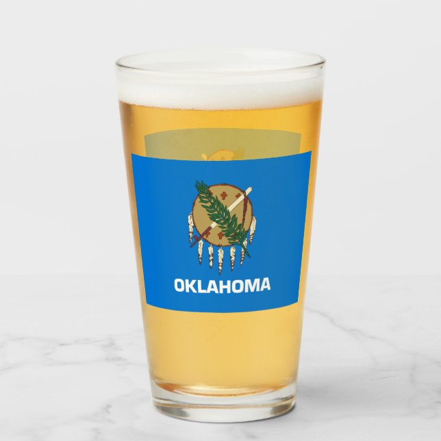 VERRE DE BIÈRE OKLAHOMA (Devant (rempli))