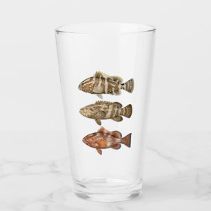 Verre de boisson Nassau, Goliath et Red Grouper
