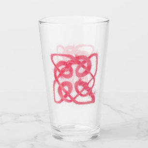 Verre de boisson rose CELTIC KNOT