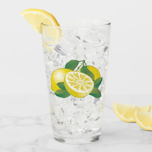 Verre de boissons de fruit de citron