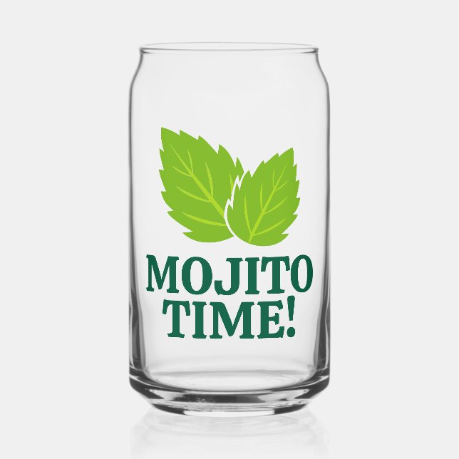 Verre de canette de boisson mojito personnalisé po (Recto)