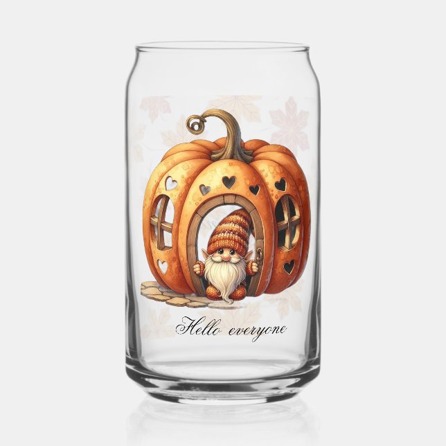  Verre de Canette de Maison de Citrouille de Gnome (Recto)