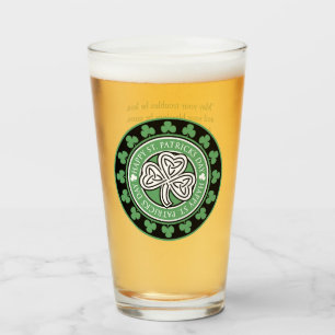 Verre de célébration de la Saint Patrick