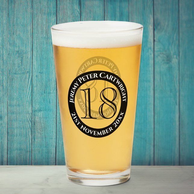 Verre de célébration du 18e anniversaire (Créateur téléchargé)