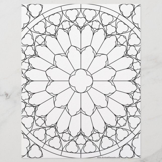 Verre de couleur rose (Devant)