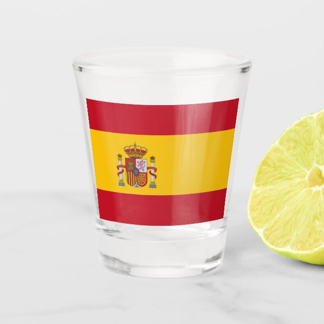 Verre de Drapeau espagnol (Devant)