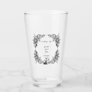Verre de Faveur de Mariage Romantique