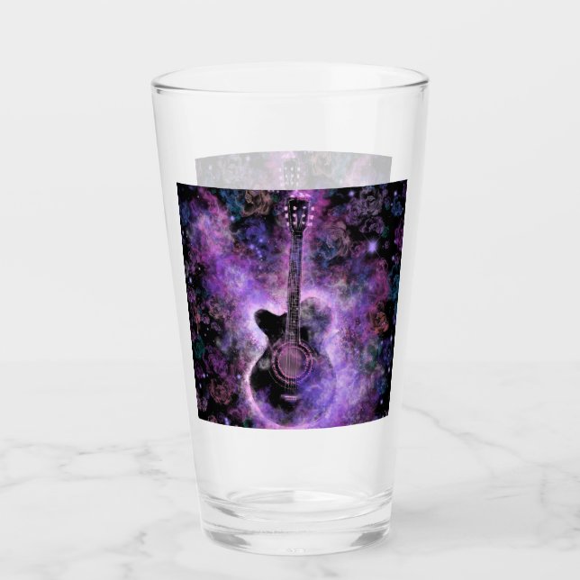 Verre de guitare musicale (Devant)