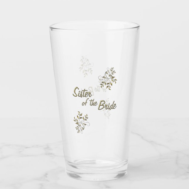 Verre de la sœur de la mariée (Devant)